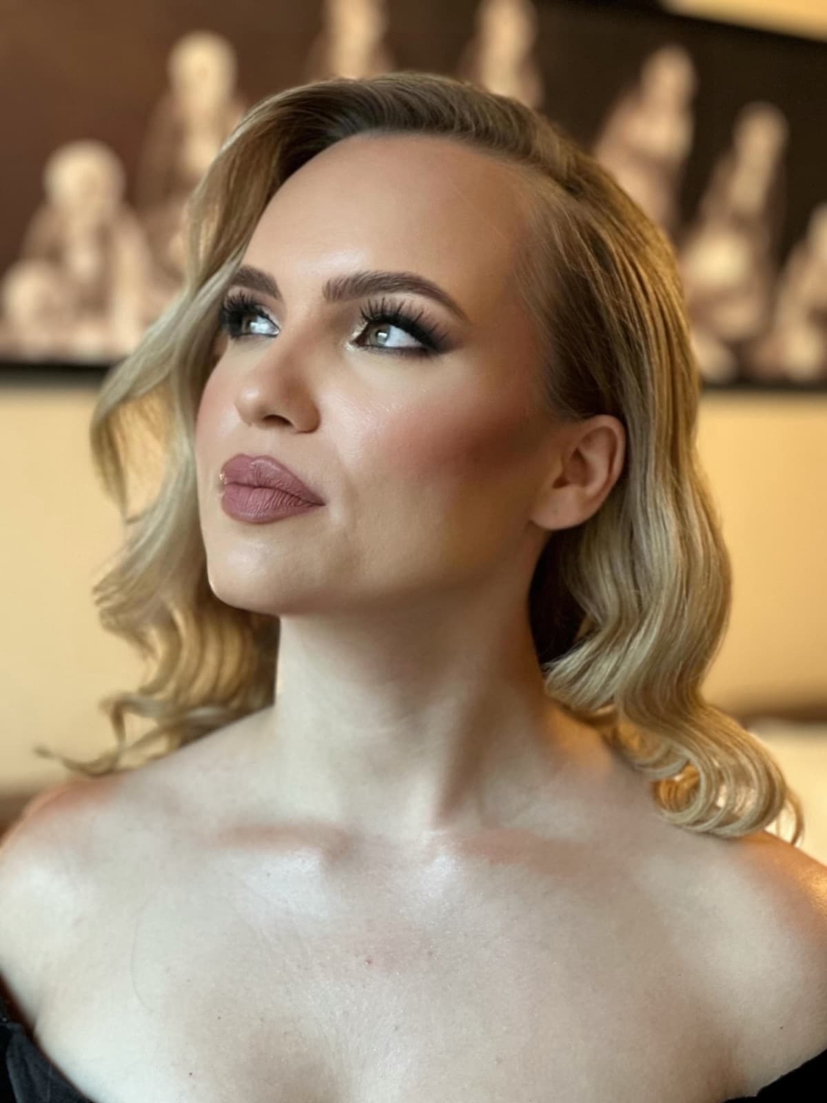 Old Hollywood bridal glam makeup Los Angeles | LA Makeup Studio