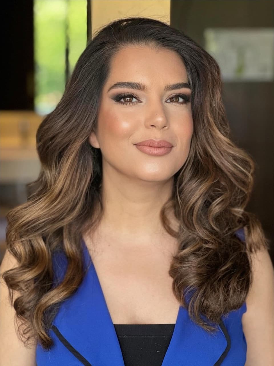 Balayage blowout hair styling Los Angeles | LA Makeup Studio